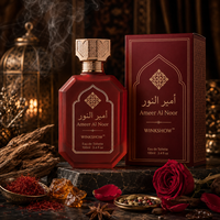 Parfum Arabe Floral Ambré 100ml Luxe Occasions Formelles Étiquette Blanche Fragrance MOQ 100
