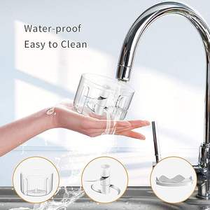 Hachoir Électrique Portable Mini 350ml de Haute Qualité pour Ail, Légumes et Viande, Qualité Alimentaire, Recharge USB, Outil pour Fruits et Légumes - Product Image 5