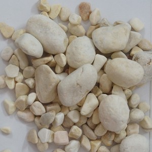 Acabado pulido de grava de guijarro de piedra natural amarilla para pavimentación de paisajes y fines decorativos - Product Image 2