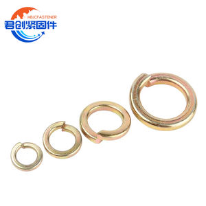 M8 M12 kẽm đơn cuộn dây mùa xuân khóa máy giặt với đầu vuông din127 thép mùa xuân máy giặt cho lắp ráp thép carbon tiêu chuẩn vàng - Product Image 1