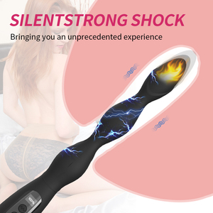 Vibrador de Silicona Europeo SEXBAY, Explosivo, con Calor, Descarga Eléctrica, Multifunción, Ajustable, Masaje Vibratorio para la Próstata Femenina - Product Image 5