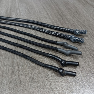 Yumuşak silikon daldırma Hoodies örgü İpli pamuk Polyester halat kauçuk daldırma Aglet İpuçları için kadın mayo bel dantel - Product Image 1