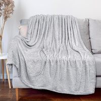 Couverture d'hiver en flanelle d'ananas à carreaux doux pour la maison de luxe personnalisée King Size Polyester Coral Fleece Home Textiles Caractère