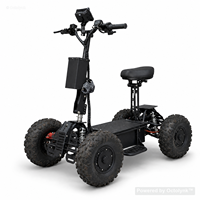 Scooter électrique à quatre roues avec siège, 3600 à 10000W, 16 pouces, tout-terrain, vente en gros