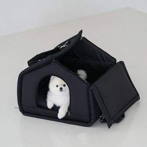 持ち運び可能なエコフレンドリーな正方形の犬小屋、ペットキャリー、屋外用モバイルバッグ、犬用ナイロン製、オールシーズン、車載用、組み立て済み - Product Image 2