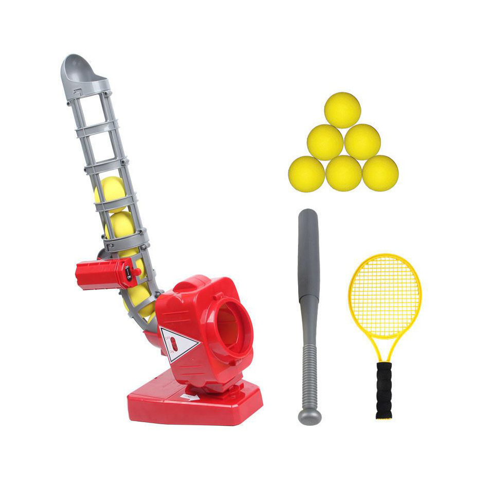JIAXIN Children's Toy Tennis Ball Automatic Pitching Machine Multi-color Plastic Outdoor Sports Equipment Factory Direct