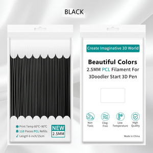 Repuestos de Filamento PCL, Varillas de Plástico para Bolígrafo <span class=keywords><strong>3D</strong></span>, Filamento de 25 cm/tira, Paquete de Varillas, Repuestos de Filamento PCL con Colores Vivos - Product Image 6
