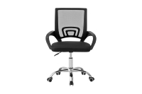 Chaise de bureau ergonomique à dossier en maille, pivotante et à roulettes, vente en gros pour bureau, cuisine, bar, atelier