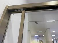 Cabine de douche d'angle Neo Angle Diamond en acier inoxydable avec porte coulissante en verre trempé pour salle de bain