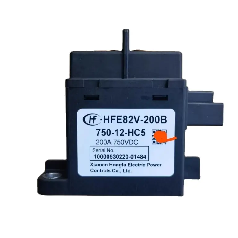 Nuova batteria di energia ad alta tensione HFE82V-200B 750-12-HC5 DC contattore