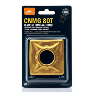 Inserto de torneado negativo CNMG de 80 grados para mecanizado de metales - Product Image 1