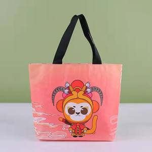 Factory Wholesale Duffel Bag Oversize Recyclable Nylon Double Handle Zipper Closure Customized Color Grocery Shopping Custom - Product Image 2