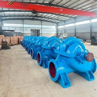 Pompe à double aspiration à haut débit et à économie d'énergie, corps en acier inoxydable 304, haute résistance à l'usure, haute pression, moteur triphasé