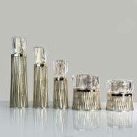 Ensemble d'emballages cosmétiques de luxe sur mesure, flacon de lotion 30 ml, 50 ml, 100 ml, pot de crème 50 g, 100 g, flacon en plastique pour soins personnels