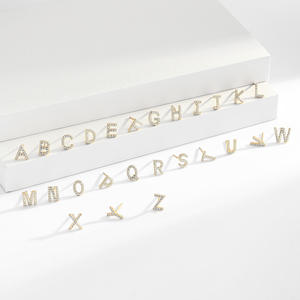时尚S925纯银字母耳钉A-Z初始珠宝女性礼品简约配饰 - Product Image 4