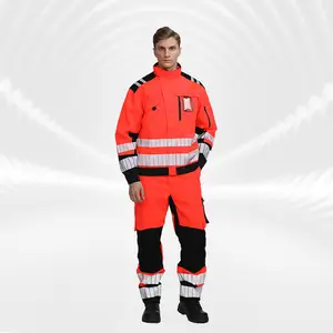 Toptan OEM hizmeti yüksek görünürlük mekanik endüstriyel madencilik iş elbisesi üniforma