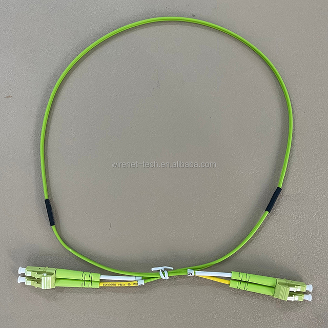 OM5 LC Fiber Optic Patch Cord Multimode Duplex LSZH Jacket 2.0mm 5M LC Patch Cord