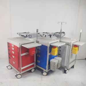 CE 인증 모바일 의료 유틸리티 카트 모바일 병원 카트 OEM 응급 카트 제조업체 - Product Image 5