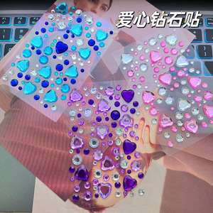 สติกเกอร์สักลายชั่วคราวลายหินหลากสีสัน ZHONGLI สำหรับงานเทศกาลดนตรี เครื่องประดับตกแต่งใบหน้าสำหรับงานปาร์ตี้ ผลิตในจีน - Product Image 6