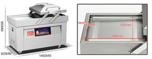 DZ-400/2SB Electric Fully Automatic Meat Sealing Vacuum Packaging Machine with Pouch Option - Product Image 3