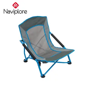 Düşük geri hafif kolay taşıma katlanır sandalye açık piknik kamp plaj kompakt koltuğu düşük sırtlı mesh spor sandalye