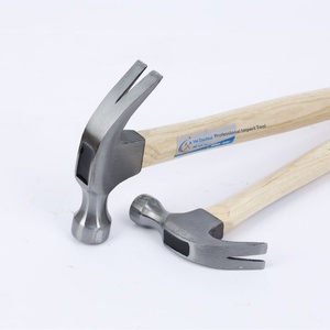 Martillo de carpintería de una pieza de acero con alto contenido de carbono, martillo tipo trompeta, mango de plástico, martillo a prueba de golpes - Product Image 2