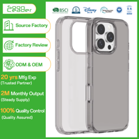Soonleader Offre Spéciale professionnel transparent antichoc haute clarté bords surélevés étuis pour téléphone portable pour iPhone 16 Pro