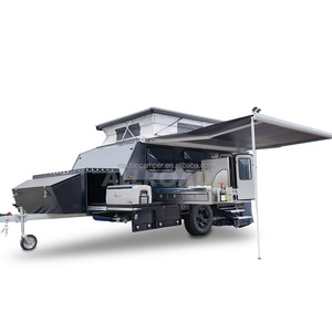 Grande <span class=keywords><strong>caravane</strong></span> mobile 4x4 pour voyages, camping, tout-terrain, hybride, familiale, hors réseau - Product Image 1