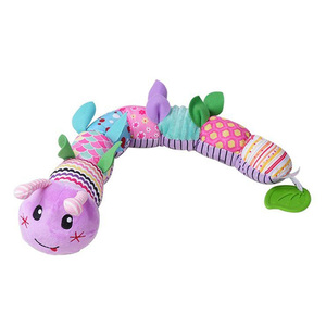 FiveStar Baby Sensory Caterpillar Toy Doll Soft Cotton <strong>Stuffed</strong> <strong>Animal</strong> Rattles Crinkle Ruler Design Plush <strong>Newborn</strong> Packed OPP Bag - Product Image 6