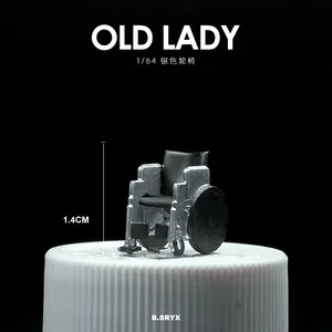 Kivcmds 1/64 Nhựa Thu Nhỏ Mô Hình Mô Hình Hành Động Con Búp Bê Thu Nhỏ Thích Hợp Cho Thu Nhỏ Cảnh - Product Image 3