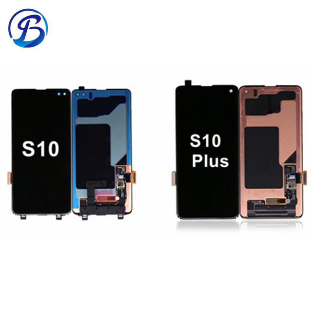 For samsung Galaxy S10.S10 Plus Original Super AMOLED Models Phone Screen Replacement Frame Smartphone Screens With Burns Phone