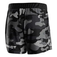 Celana Pendek Olahraga Pria Dry-Fit Sublimasi Custom, Pinggang Elastis, untuk Lari dan Gym