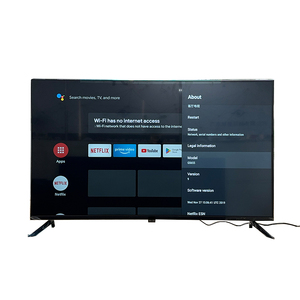 Meilleure qualité 2K 43 pouces <span class=keywords><strong>LED</strong></span> TV pour la maison et l'hôtel <span class=keywords><strong>Android</strong></span> Smart avec WiFi noir OEM par l'usine - Product Image 4