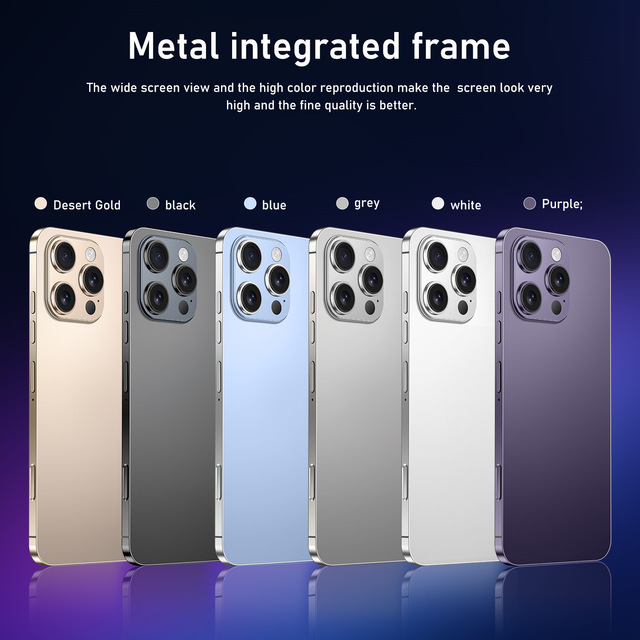I16 Pro Max 5G New Deca Core Smartphone 6GB 256GB 512GB CDMA OLED Screen Unlockable Global Version