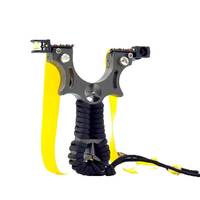Slingshot de haute précision en ABS avec bande de caoutchouc plate pour le tir en plein air, pour les personnes de 14 ans et plus
