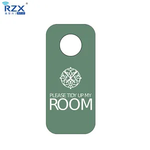 Niet Storen Teken Huis Gift Aangepaste Plastic Pre-Gedrukt Hotel Pvc Knop Card Deur Hanger