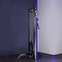 Station de musculation multifonction compacte unisexe à câble simple pour entraînement de traction haute, équipement de fitness commercial et domestique