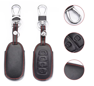 现代 Palisade Grandeur Azera Elantra GT Kona 2018 2019 智能遥控器保护套配件的皮革汽车钥匙包 - Product Image 6