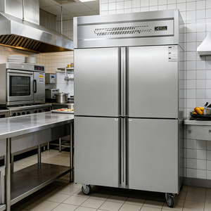 <b>Fan</b> Cooling Frost Free Stainless Steel Freezer Fridge Hotel Kitchen Catering Equipment Comercial Restaurant Refrigerator - Product Image 6