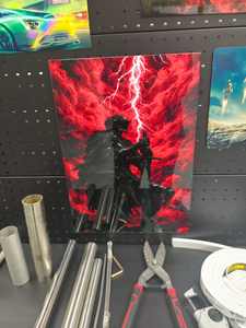 <span class=keywords><strong>Plaque</strong></span> <span class=keywords><strong>photo</strong></span> métallique haute définition non décolorante, poster blanc brillant, alliage d'aluminium, sublimation vierge, durable pour l'impression et le soudage - Product Image 4