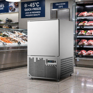 Mini 3-Tray Ultra-Low Temperature Stainless Steel Small Blast Freezer Machine Commercial Quick for Bakery Seafood SDG03 Full Sta - Product Image 4