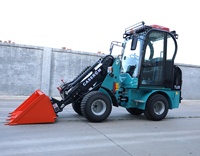 Chargeuse télescopique diesel CASER T09 avec contrôleur américain, système hydraulique italien et barre de sécurité ROPS pour travaux de terrassement et de construction