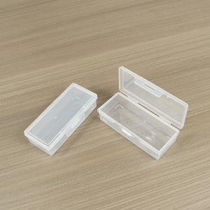 Transparent Plastic Rectangular Storage <b>Box</b> 10.5x4.5x2.5cm With Lid For Fishing Gear <b>Tools</b> And Hardware Parts - Product Image 2