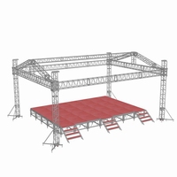 Système de treillis de scène en aluminium pour événements, fêtes, DJ, 12x10m, treillis triangulaire, toit de chapiteau, treillis de scène à louer