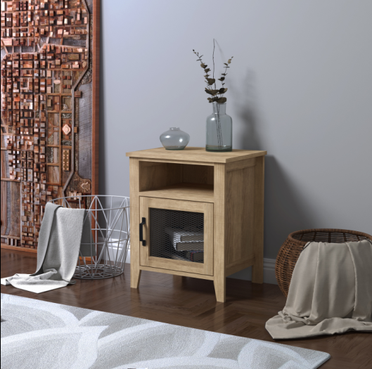 Nouveau design moderne table d'appoint bois table d'appoint extérieure pour la maison