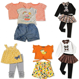 Ready to Ship <b>Mixed</b> Batch Stocklot Kids Summer Clothing Sets Toddler Baby Boys Girls Boutique T-shirt Shorts 2pcs Outfits - Product Image 4