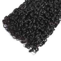 Vente en gros Extensions de cheveux humains vietnamiens bruts Pixie bouclés avec cuticules alignées super doublement étirés