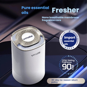 VMATE Diffuseur de parfum pour voiture en plastique, support de tasse, ensemble cadeau d'aromathérapie, cadeau d'anniversaire électrique pour hommes et femmes, ornement décoratif pour voiture - Product Image 2
