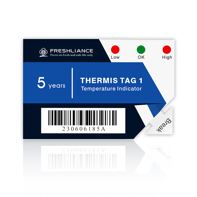 For Freshliance Customizable Label Irreversible Electronic Temperature Indicator OEM & ODM Supported