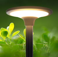 Lampe solaire opto LED extérieure étanche IP65 tout-en-un, grande tête ronde, pour éclairage public